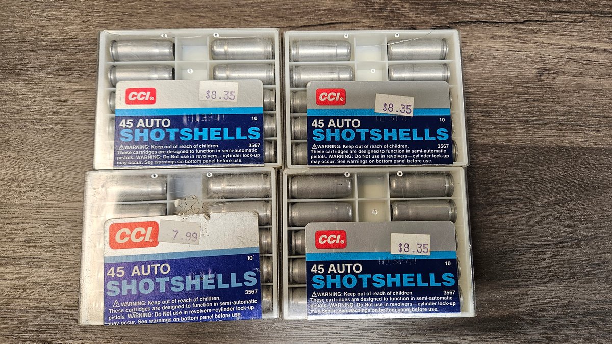 CCI 45 Auto Shotshell Ammunition Cases