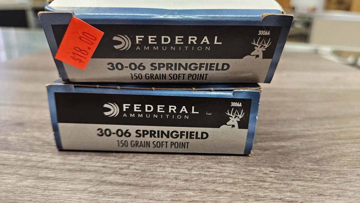 Federal 30-06 Springfield 150 Grain Soft Point Ammunition