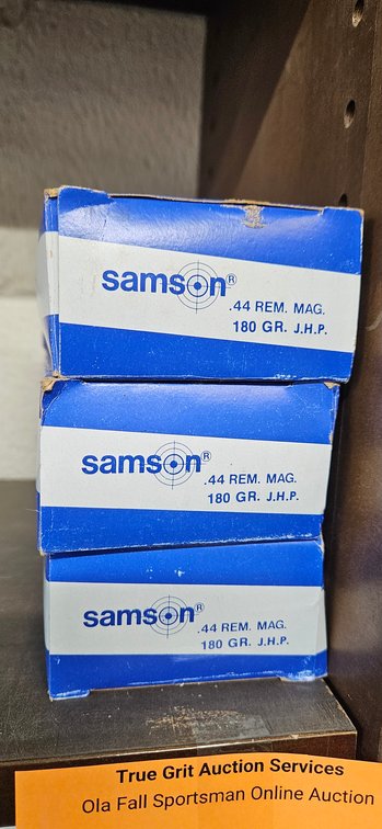 Samson .44 Rem. Mag. 180 Gr. J.H.P. Ammunition Boxes