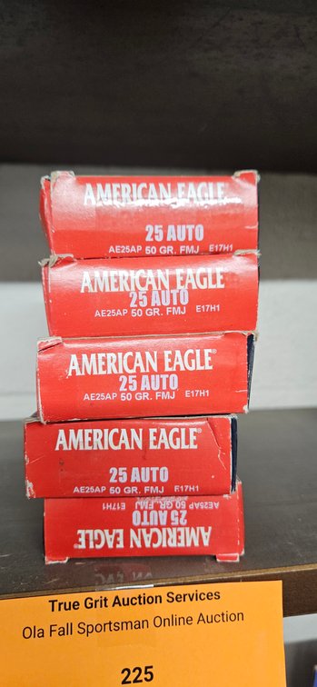 American Eagle AE25AP 25 Auto 50 Gr. FMJ Ammunition