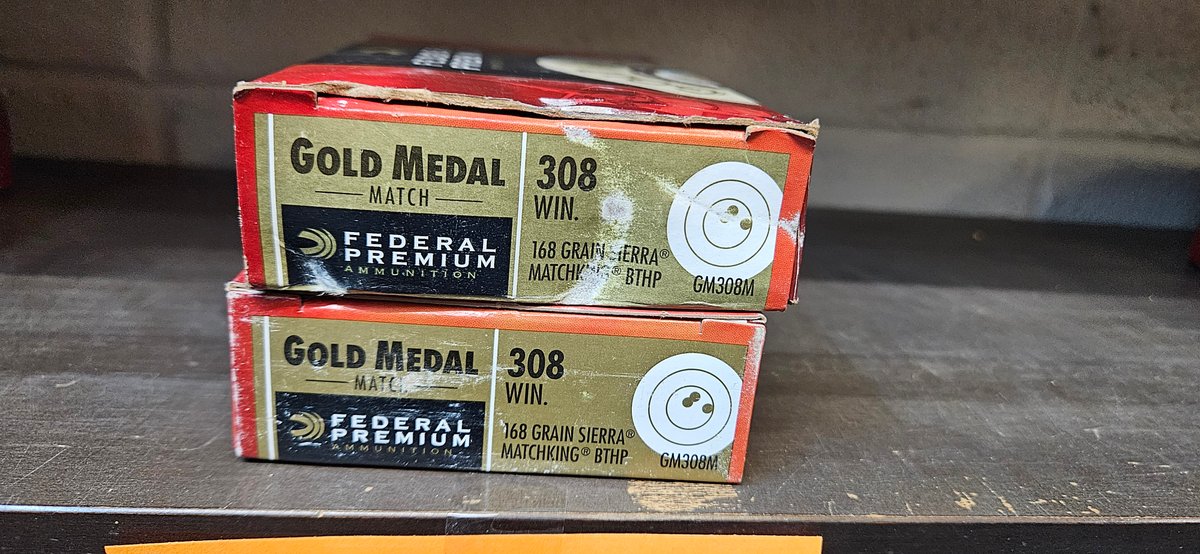 Federal Premium Gold Medal Match .308 Win. Ammunition