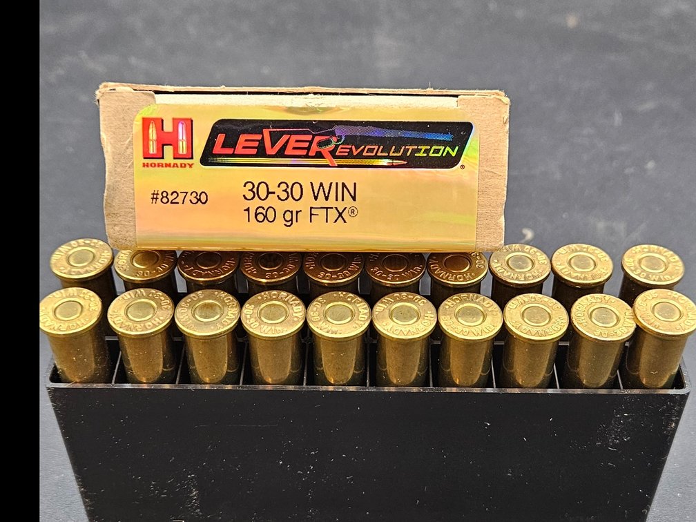 Hornady LEVERevolution 30-30 Win 160 gr FTX Ammunition