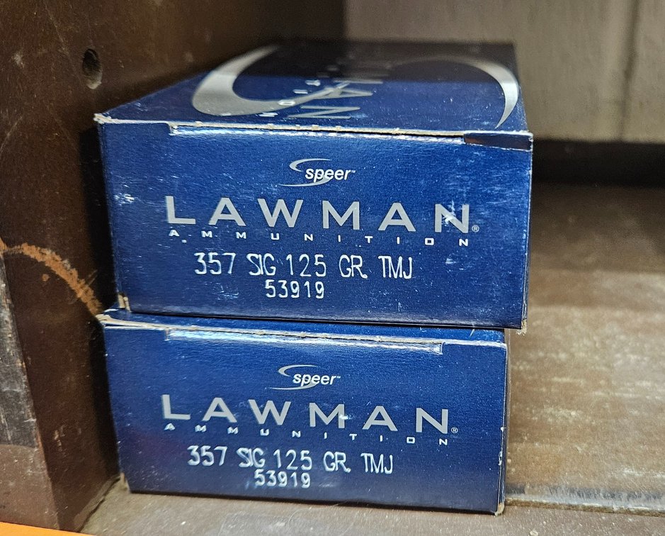 Speer Lawman 357 SIG 125 GR. TMJ Ammunition