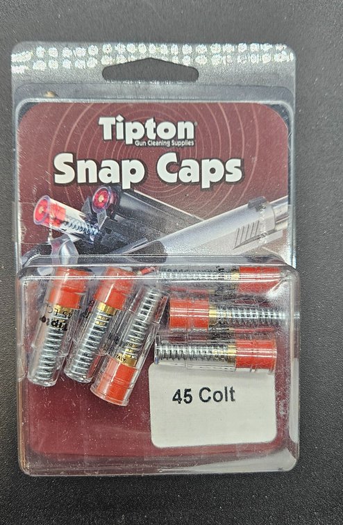 Tipton 45 Colt Snap Caps, Set of 6
