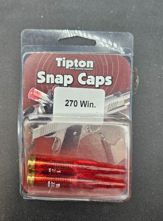 Tipton .270 Win. Polymer Rifle Snap Caps, 2-Pack