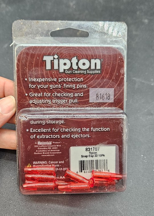 Tipton .22 Caliber Plastic Snap Caps