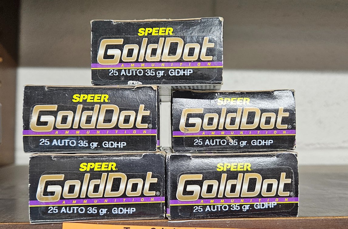 Speer Gold Dot 25 Auto 35 gr. GDHP Ammunition