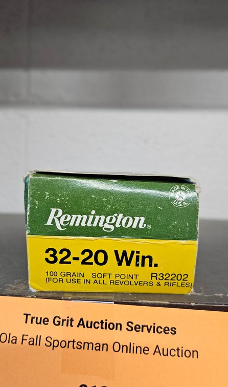 Remington 32-20 Win. 100 Grain Soft Point Ammunition