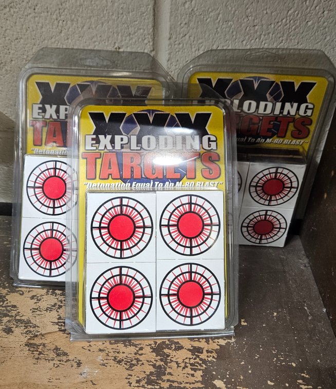 XXX Exploding Targets Clamshell Packages