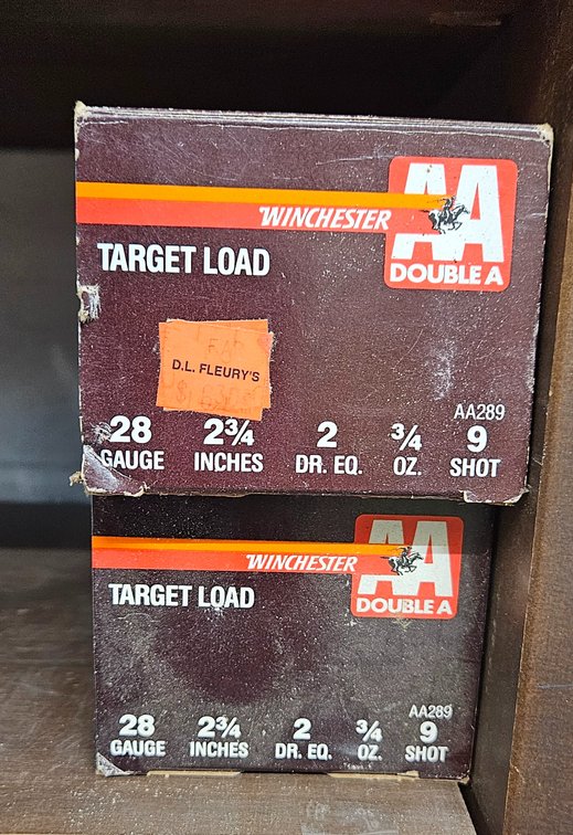 Winchester AA 28 Gauge Target Load Shotgun Shell Boxes