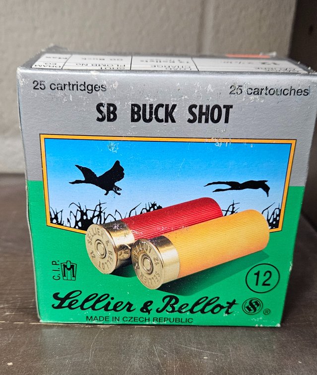 Sellier & Bellot SB Buck Shot 12 Gauge 00 Buck Ammunition