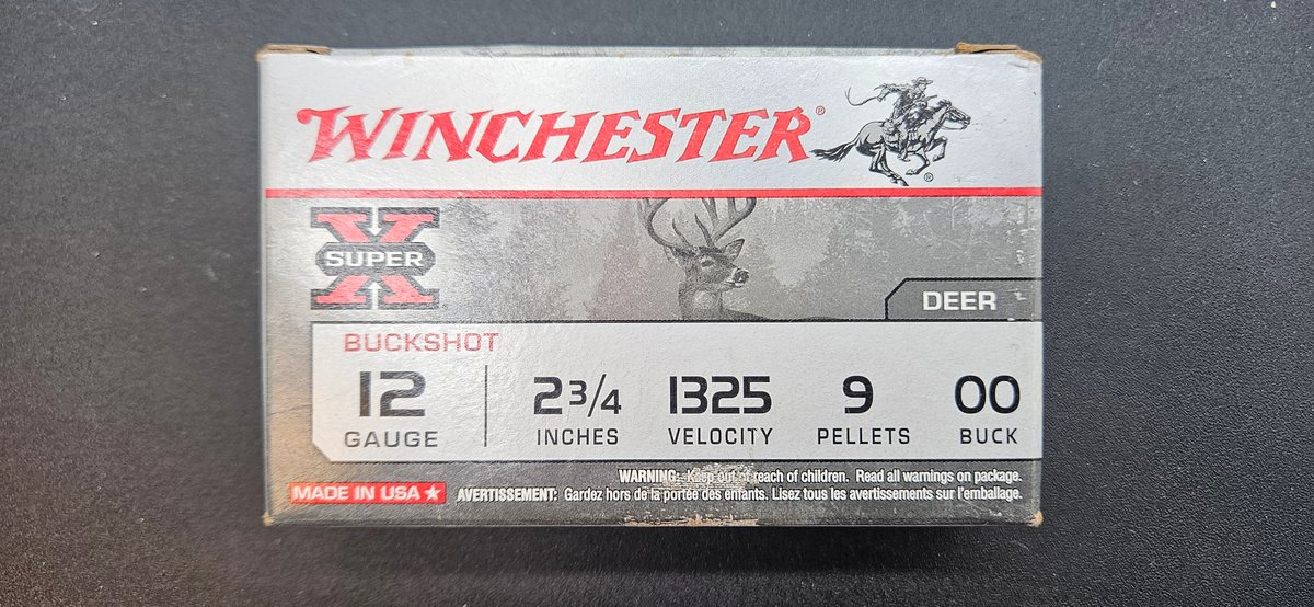 Winchester Super X 12 Gauge 00 Buckshot Ammunition
