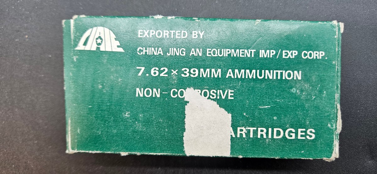China Jing An Equipment Imp / Exp Corp. 7.62x39mm Ammunition Box
