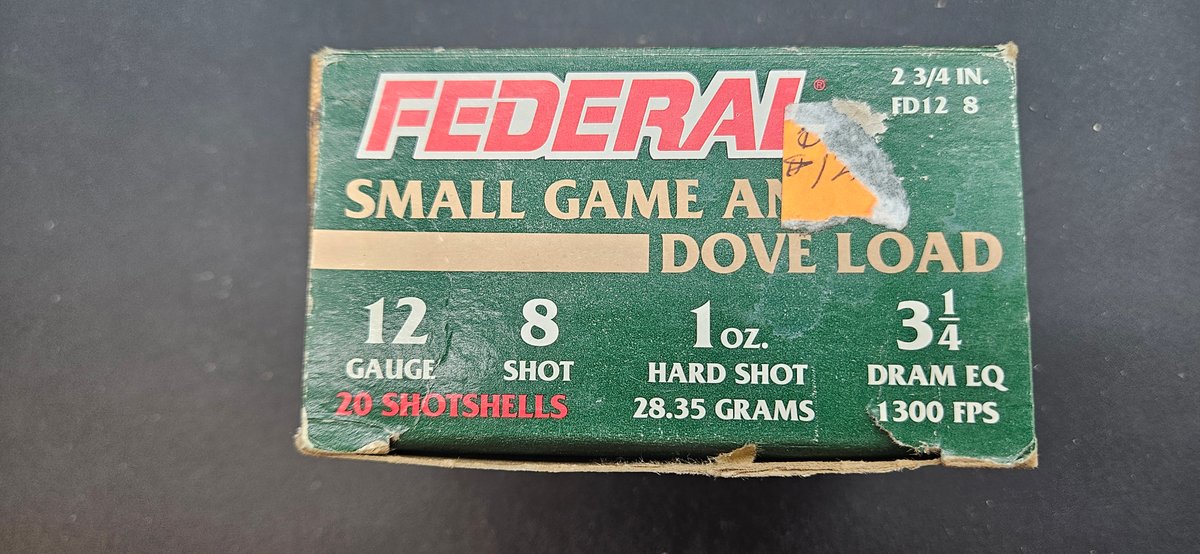Federal Small Game and Dove Load 12 Gauge Shotshell Box