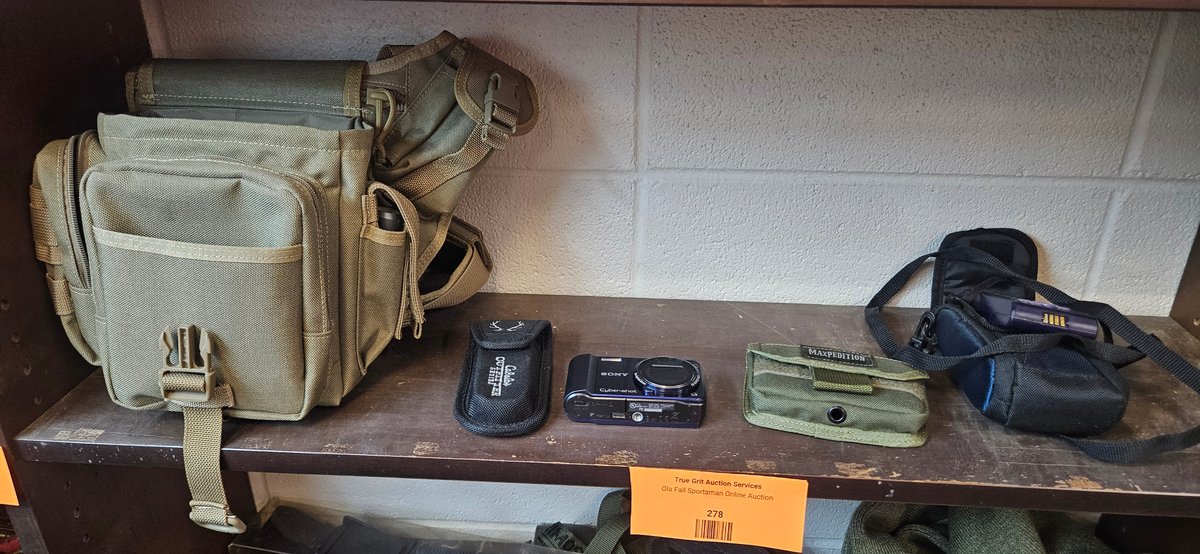 Tactical Bag, Digital Camera, Handheld GPS, Knife, and More