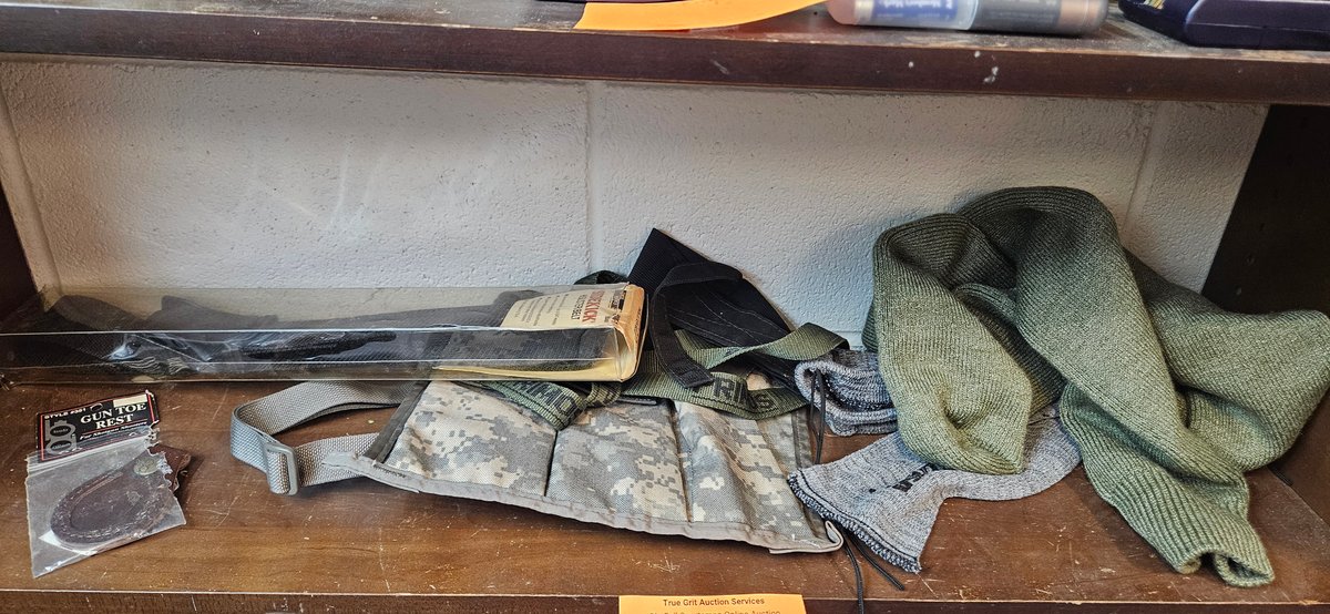 Holster Belt, Gun Toe Rest, Camouflage Pouch, and Outdoor Gear