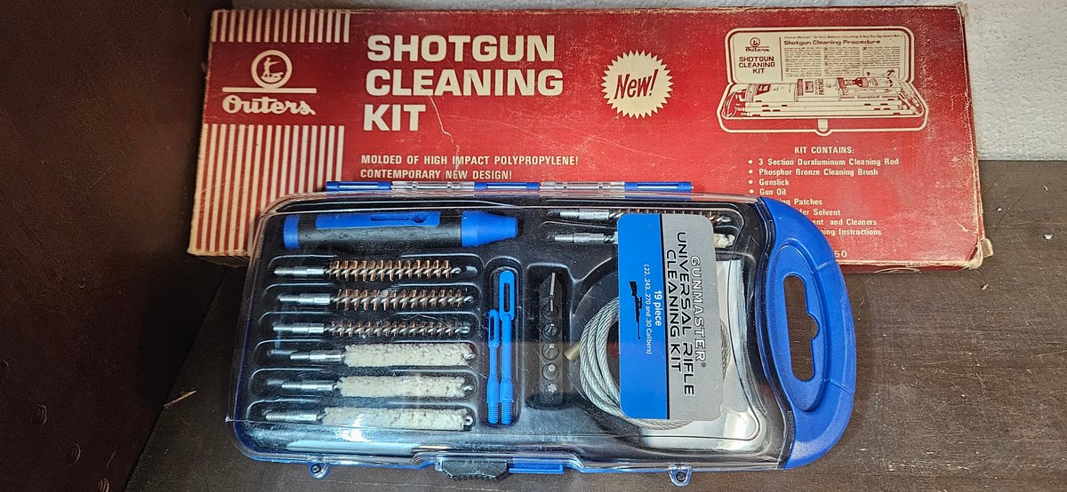 Shotgun Cleaning Kit Box and Universal Rifle Cleaning Kit