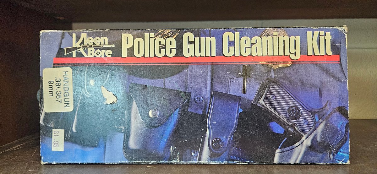 KleenBore Police Gun Cleaning Kit Cardboard Box