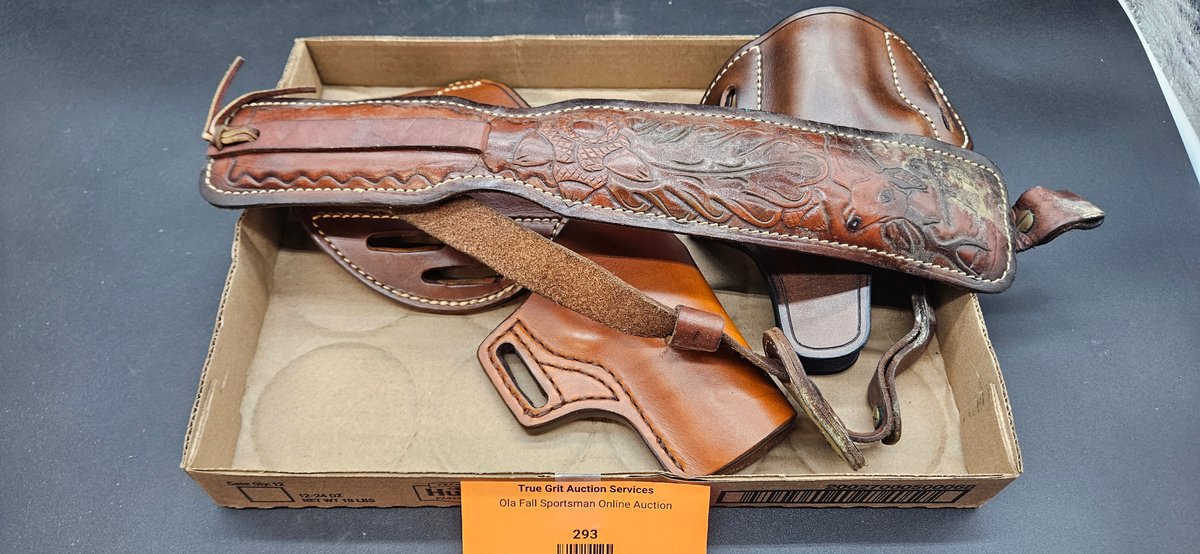 Custom Leather Gun Holsters and Tooled Leather Rifle Sling