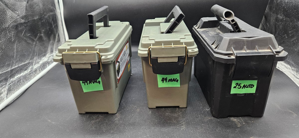 Molded Plastic Ammo and Field Utility Boxes