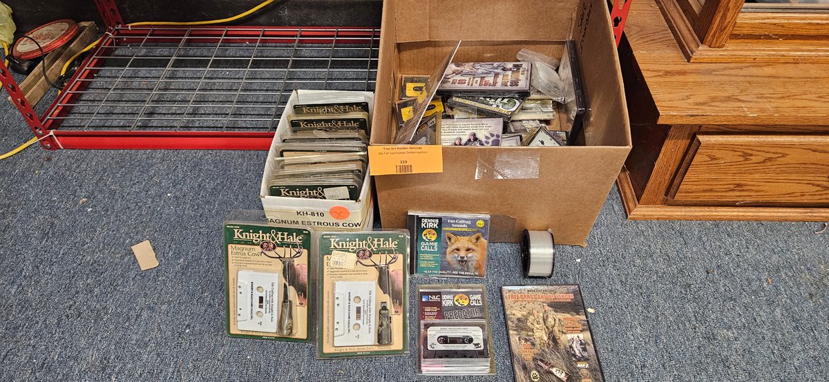 Hunting Game Calls, Audio Cassettes, and DVDs