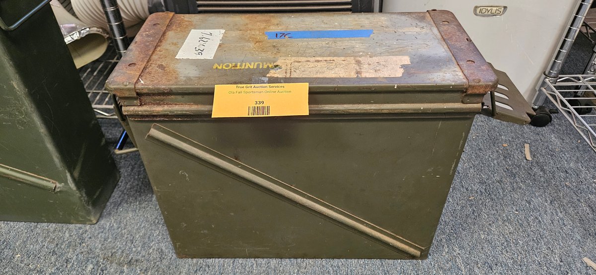 Olive Drab Metal Ammunition Can