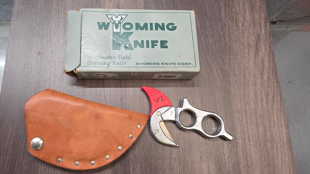 Wyoming Knife Field Dressing Knife with Sheath and Box