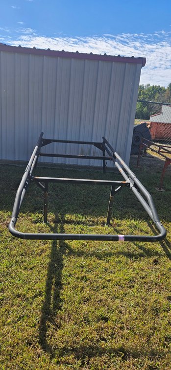 Black Tubular Steel Truck Bed Ladder Rack