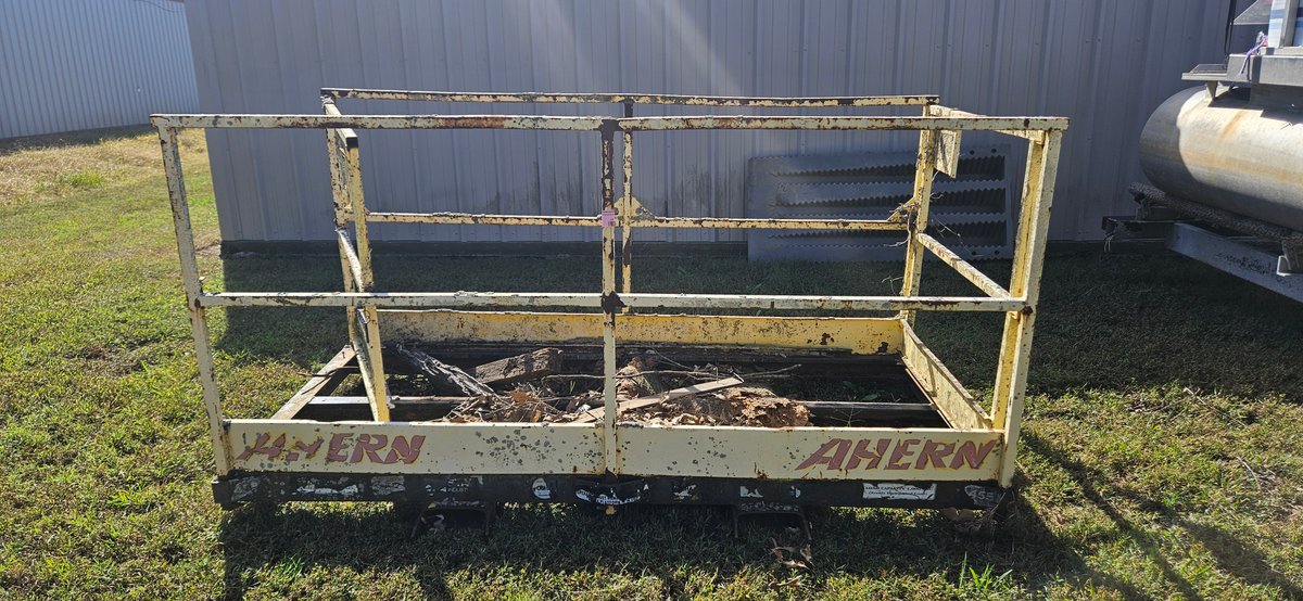 Steel Forklift Safety Work Platform Basket