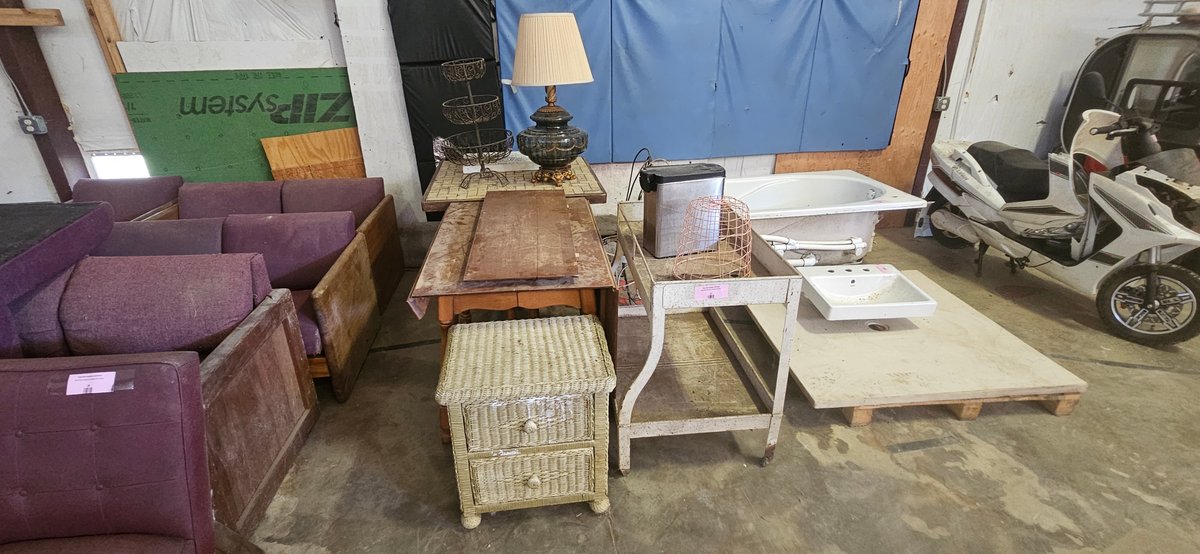 Drop-Leaf Table, Wicker Nightstand, Utility Cart, and More