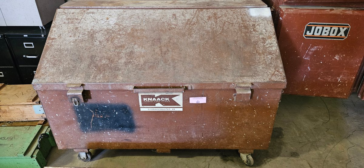 Knaack Storagemaster Steel Jobsite Box on Casters