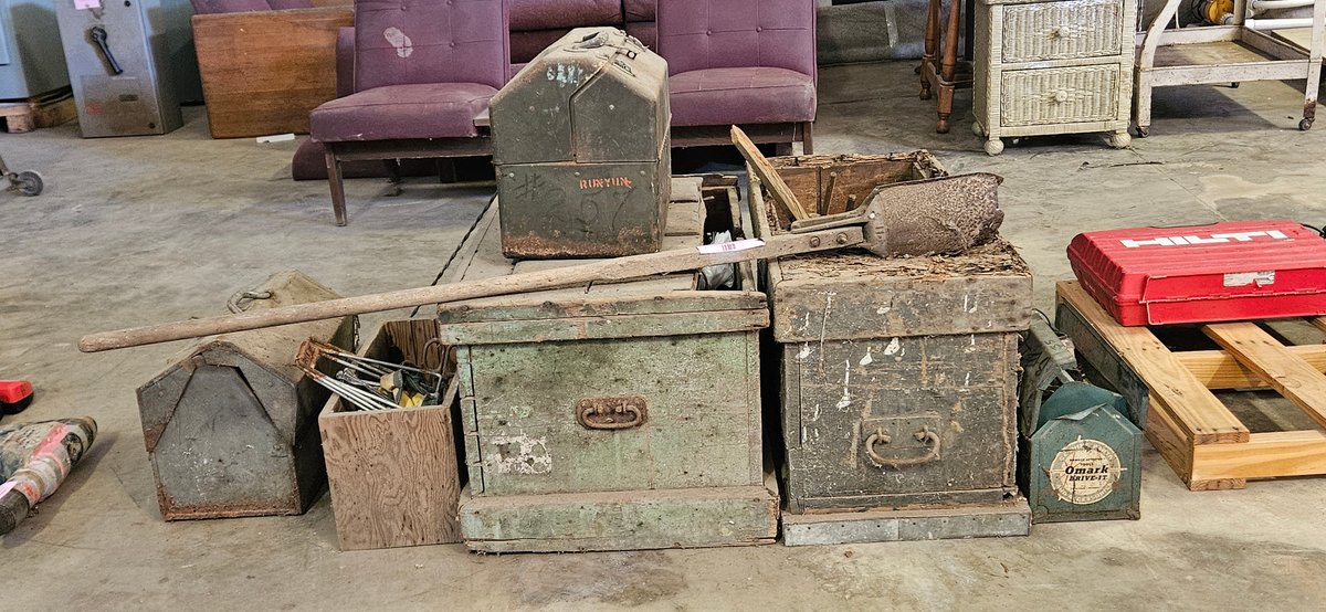 Wooden Tool Chests, Metal Toolboxes, Hand Tools, and More