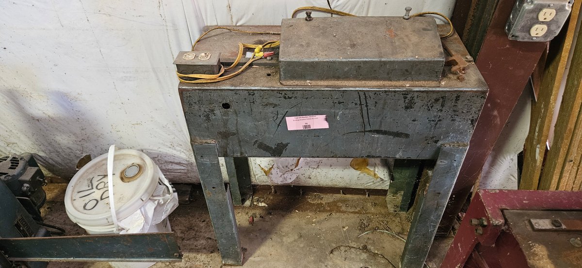 Industrial Steel Machine Stand with Electrical Box