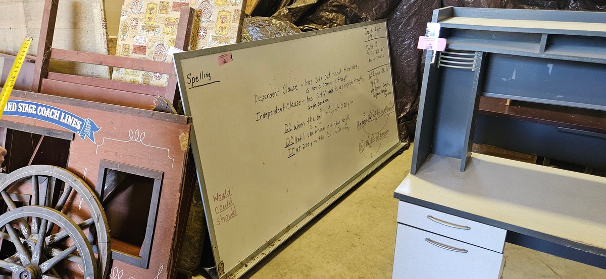 8' Aluminum-Framed Dry-Erase Whiteboard with Marker Tray