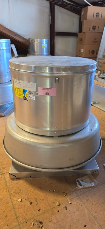 Twin City Fan Companies BCRD160DHP Power Roof Ventilator