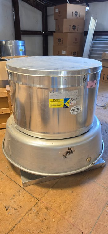 Twin City BCRD180D Aluminum Roof Upblast Exhaust Fan