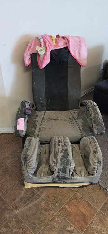 Faux Leather Massage Recliner Chair with Remote