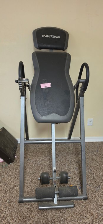 Innova Adjustable Inversion Table with Padded Backrest