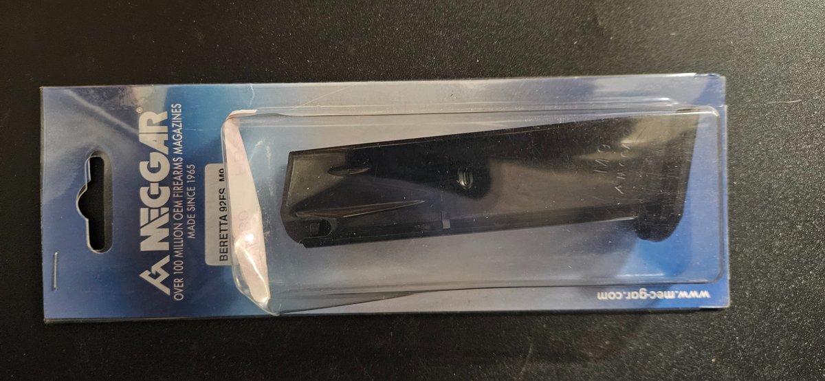 Mec-Gar Beretta 92FS M9 Steel Firearm Magazine