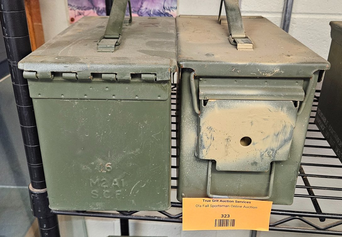 2 M2A1 Metal Ammunition Cans