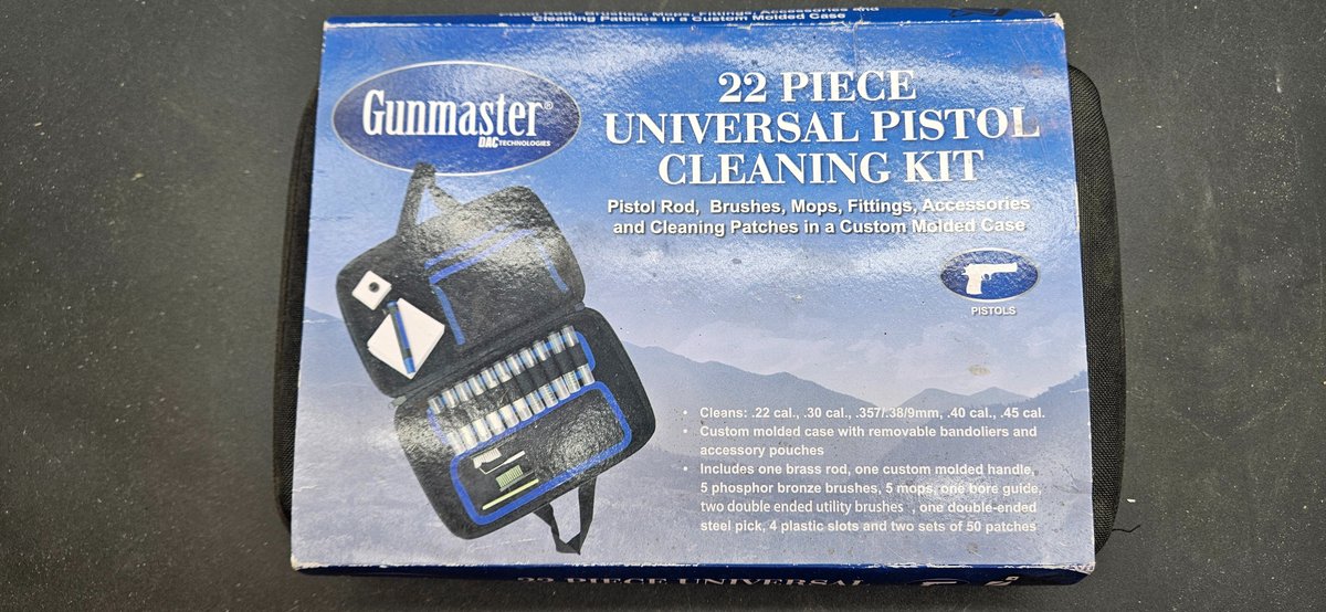 Gunmaster 22 Piece Universal Pistol Cleaning Kit