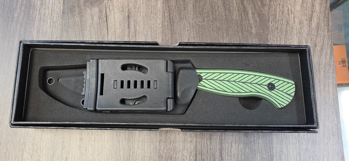 MKC Fixed Blade Knife with Sheath and Storage Box