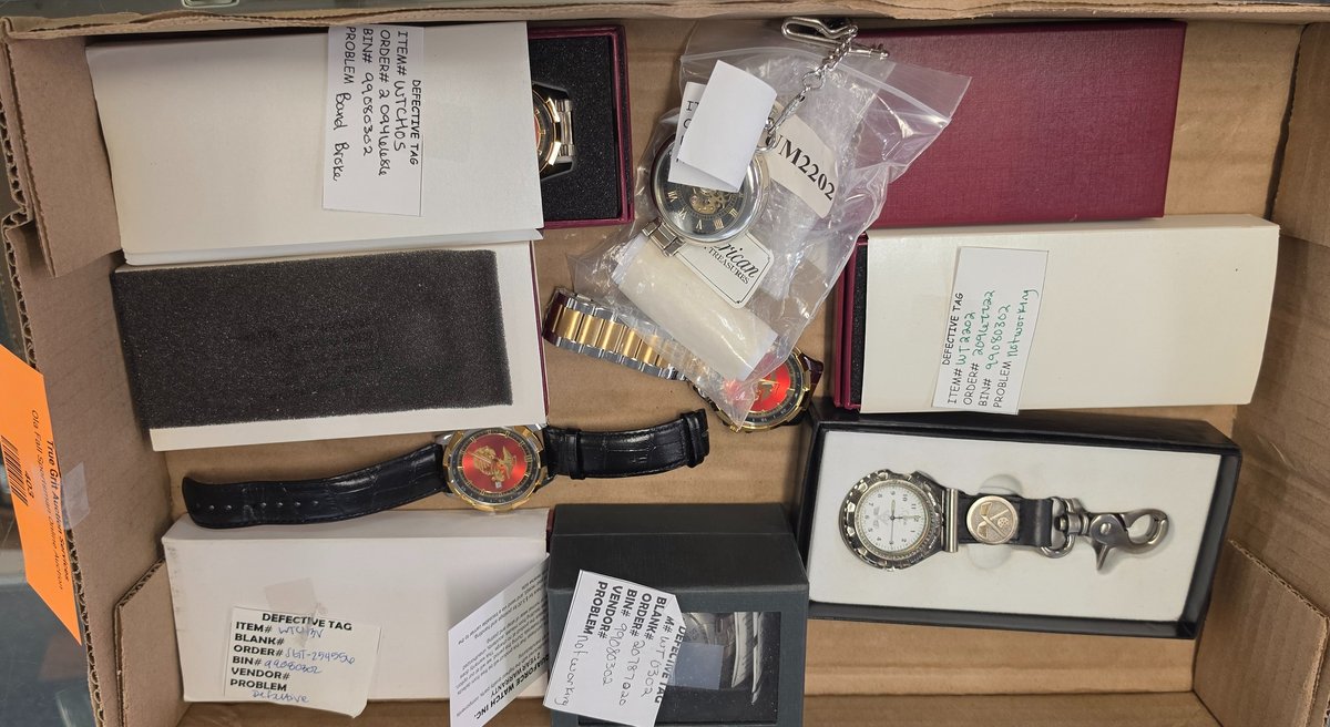 U.S. Marines Wristwatches, Pocket Watch, and Clip Watch