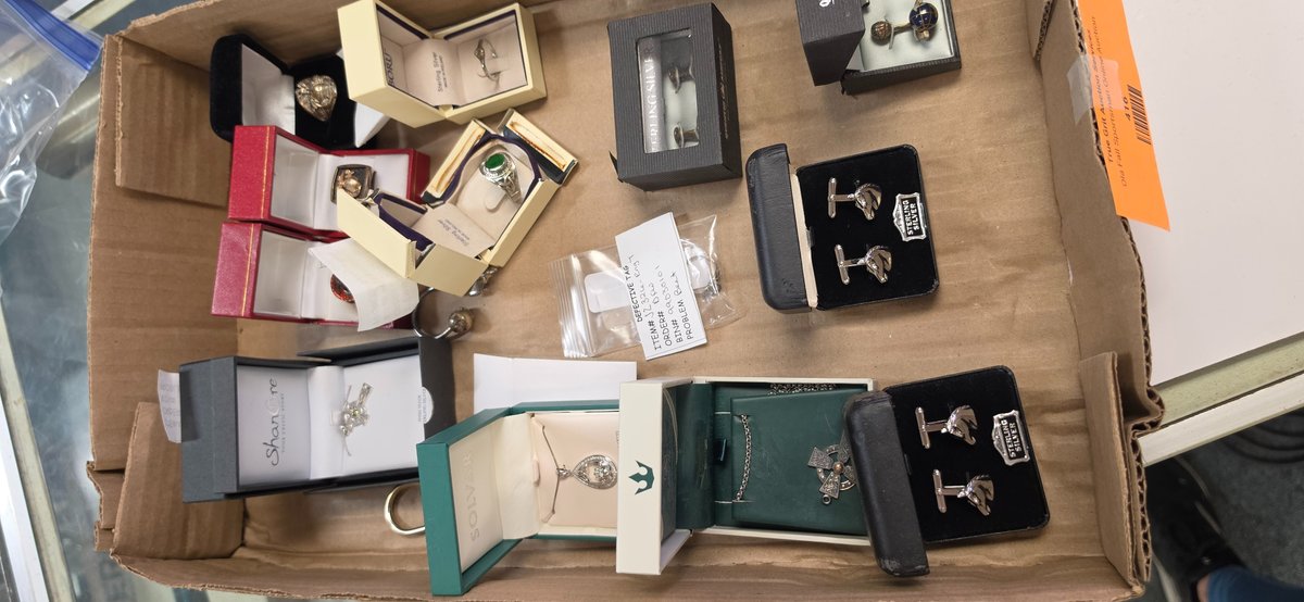 Sterling Silver Cufflinks, Pendants, Rings, and More