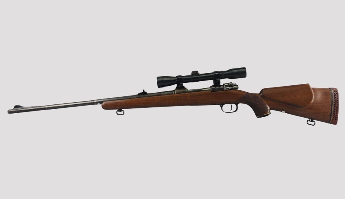 Sporterized German K98 8mm Mauser Bolt-Action Rifle