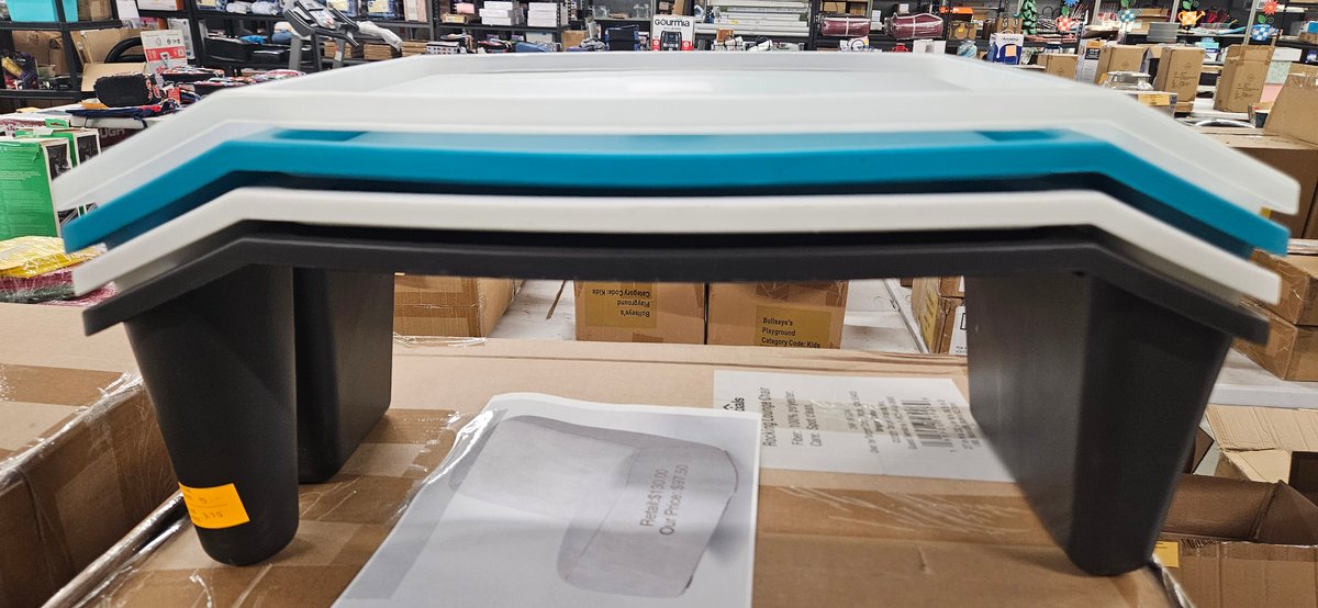 4 Plastic Lap Desk Trays