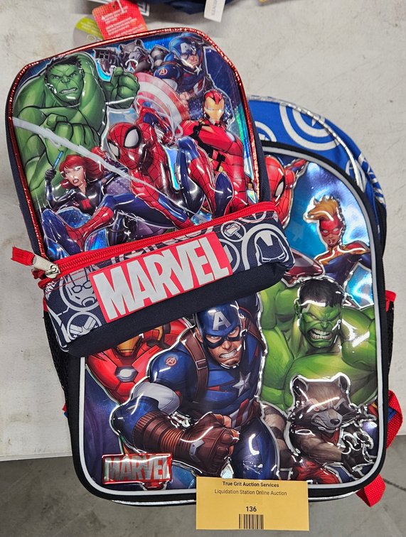 Marvel Backpack and Lunch Bag Set