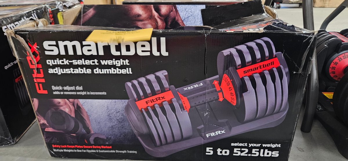 FitRx Smartbell 5 to 52.5 lb Adjustable Dumbbell
