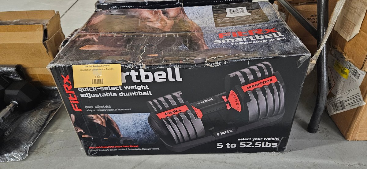 FitRx Smartbell 5 to 52.5 lb Adjustable Dumbbell