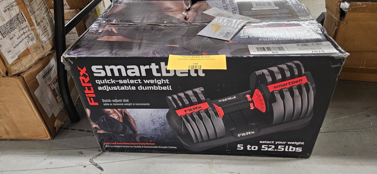 FitRx Smartbell 5 to 52.5 lb Adjustable Dumbbell